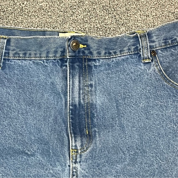 Red Head Denim Jeans Mens Size 44X29 Blue Cotton Straight Leg Workwear - Picture 4 of 11